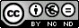 Button: Namensnennung - Nicht Kommerziell - Keine Bearbeitung