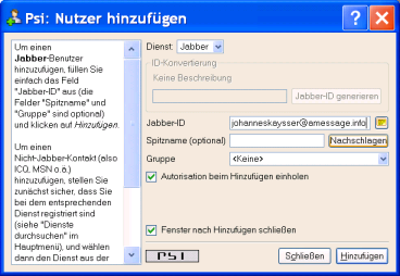 So fügst Du jemanden zu Deiner Kontaktliste hinzu