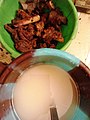 Eid Fitr fried meet with gari as a lunch (1).jpg