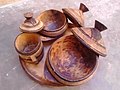 Hausa ancient Food Flask, tray, and Cup.jpg