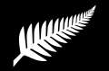 NZ flag design Silver Fern (Black & White) by Kyle Lockwood.svg