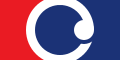 NZ flag design Unity Koru (Red & Blue) by Sven Baker.svg