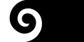 NZ flag design Koru (Black) by Andrew Fyfe.svg