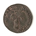 Mynt av silver. 1 mark. 1590 ? - Skoklosters slott - 109086.tif
