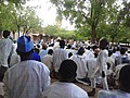 Crowd of people in Tudun wada Juma at mosque kano state.jpg