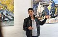 Ali Hosseini Hazara åpner maleriutstilling (7181919284).jpg