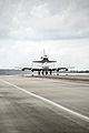 Discovery sits atop a Boeing 747 as it touched down.jpg