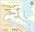 British Advance on Washington, August 1814.png