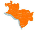 Carte de la Communauté de communes du Grand Cubzaguais, Gironde, France au 1er janvier 2017.svg