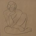 Cecil Howard - Femme à la cigarette, Croquis rapide 1911-13.jpg