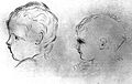 Two heads of children "Anatomy of Expression ", Bell 1806 Wellcome L0012822.jpg