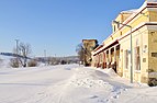Łupków (Лупків) - train station in winter 01.jpg