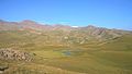 The Caucasus Mountains and the lake near the Georgian-Dagestan border.jpg
