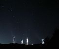 Big Dipper and wind farms 北斗七星と風力発電所 山口県下関市豊北町白滝山 - panoramio.jpg