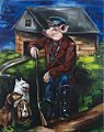 24.Four Legs Good, Two Legs Better, 2015, 250x200 cm, oil on linen.jpg