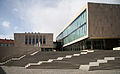 Bürgerhaus, Stadtbibliothek Nordhausen Stairs March-2015.JPG
